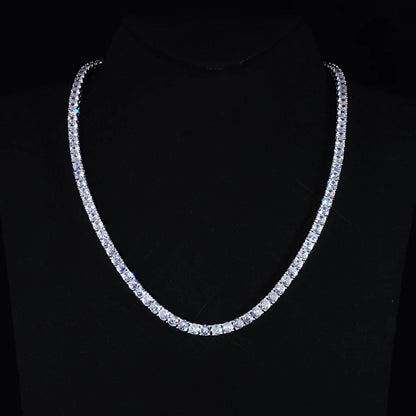 S925 Tennis Chain in Yellow Gold - 4mm