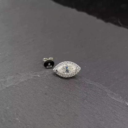 S925 VVS Moissanite Marquise 1 Carat Earrings Marquise Diamond