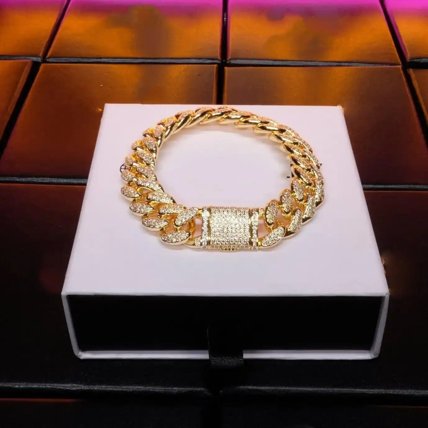 Classic Miami Cuban Link Bracelet - 13mm