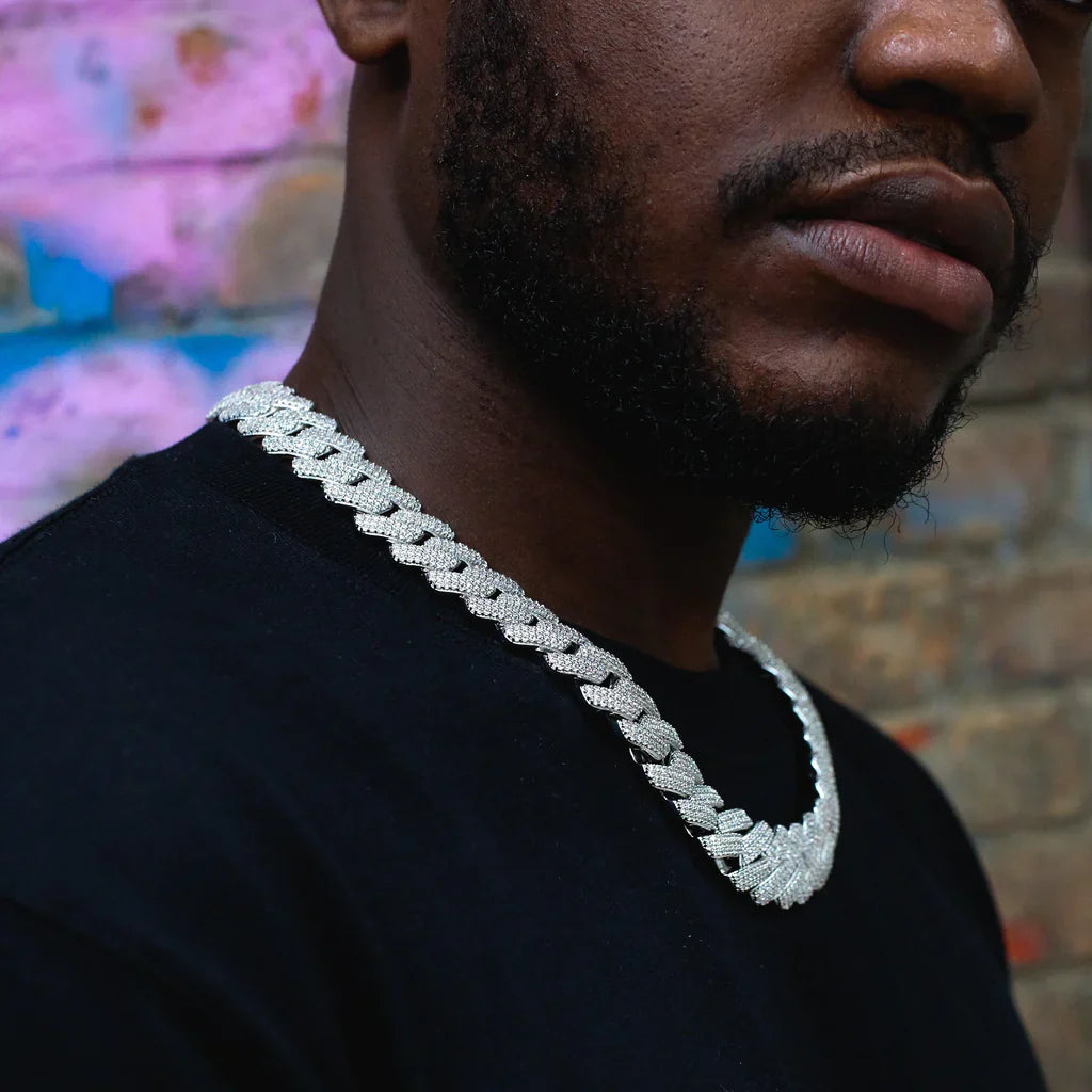 Iced Prong Cuban Chain - 19mm