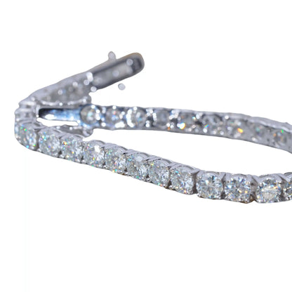 5MM 925S & VVS Moissanite Tennis Bracelet White Gold