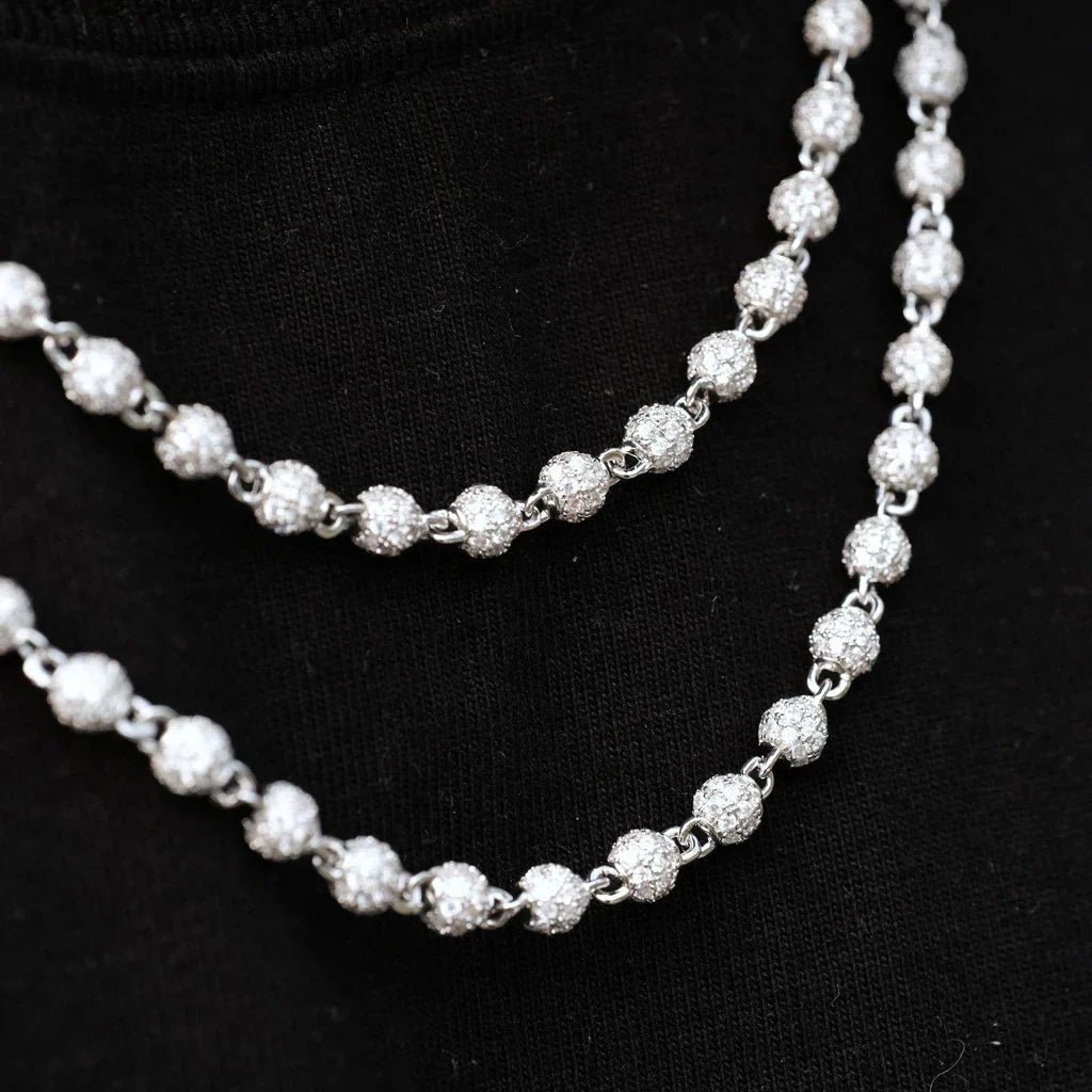 4mm Iced Beads Chain