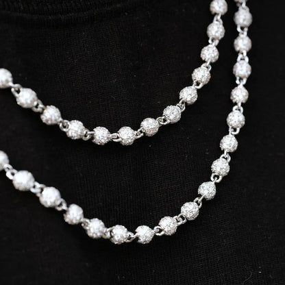 4mm Iced Beads Chain