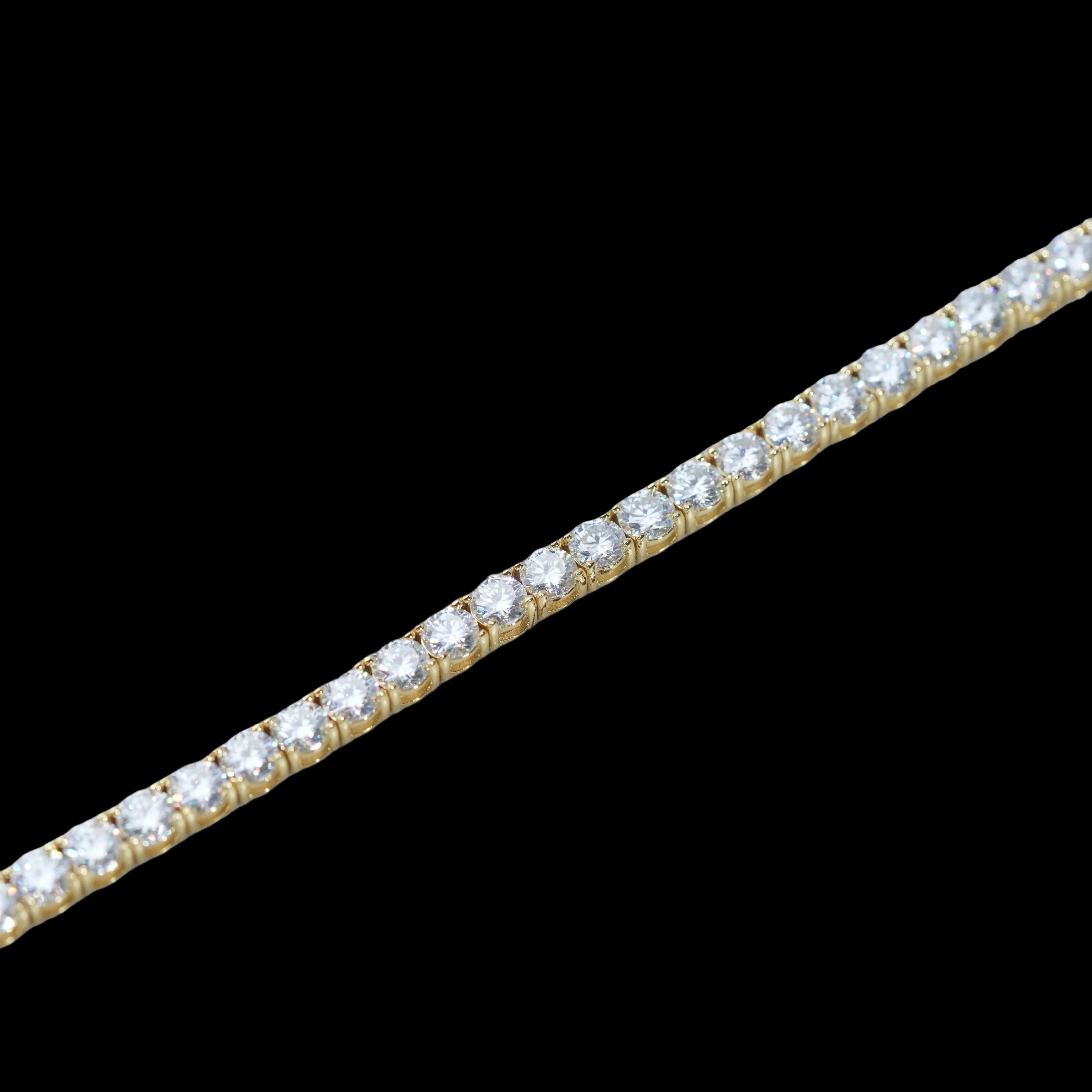 Bundle Prong Cuban-14mm & Tennis In Gold-5mm