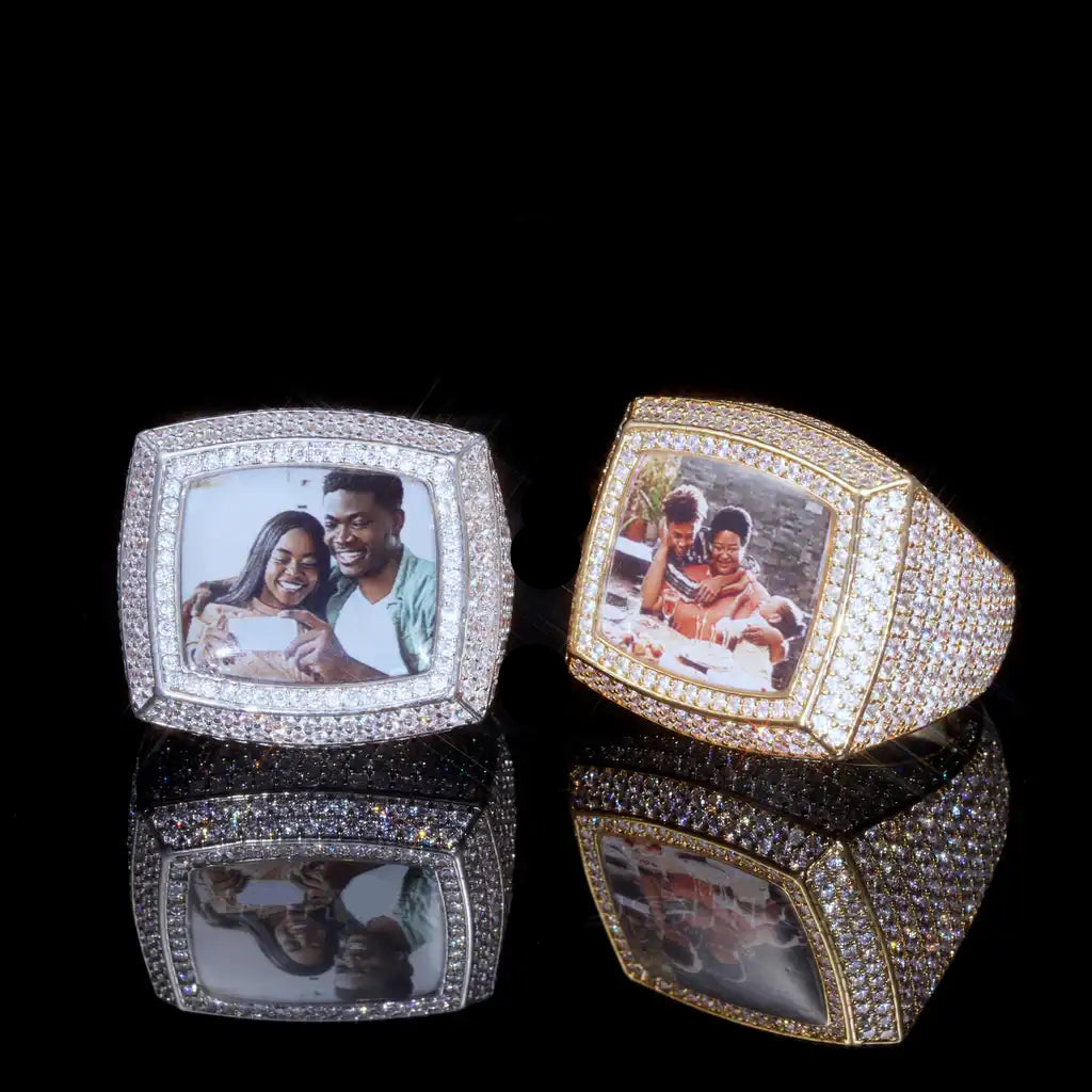CUSTOM 3D PICTURE ICED RING