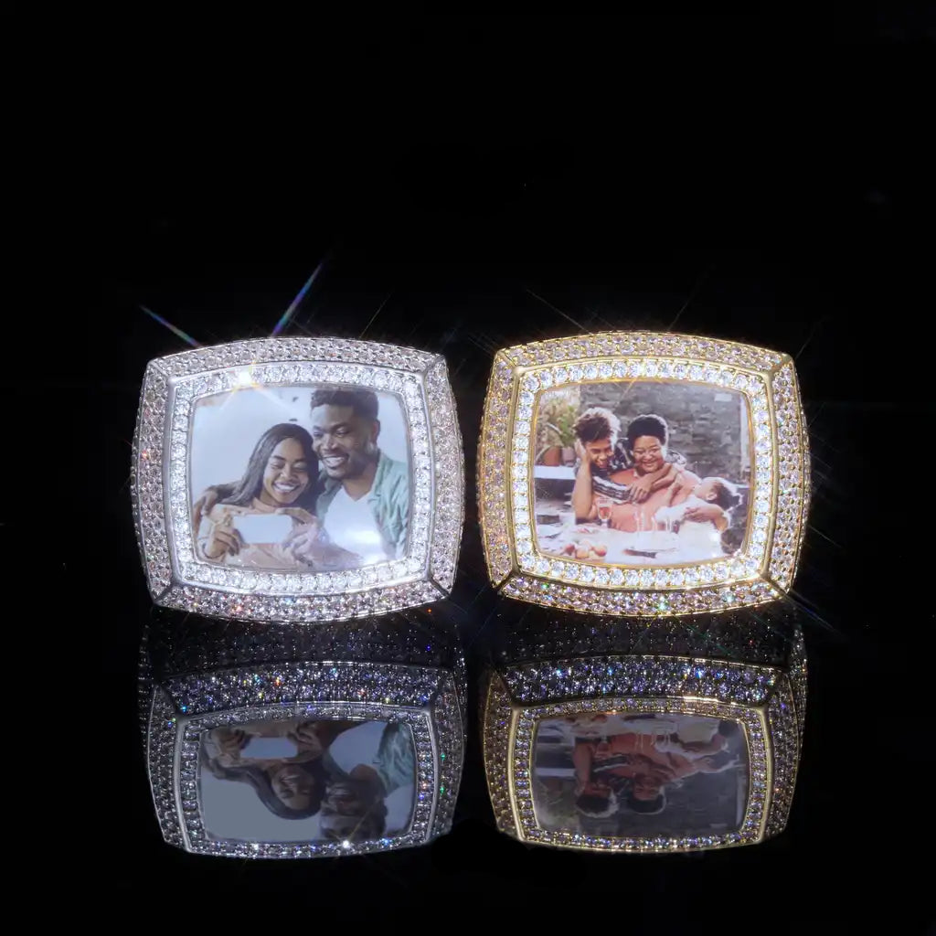 CUSTOM 3D PICTURE ICED RING