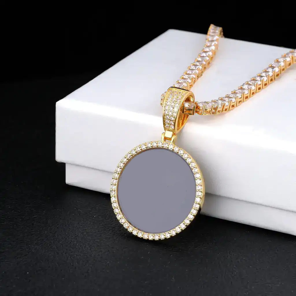 CUSTOM PICTURE ROUND PENDANT STYLE-1