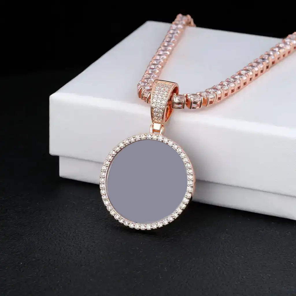 CUSTOM PICTURE ROUND PENDANT STYLE-1