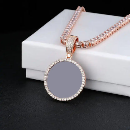 CUSTOM PICTURE ROUND PENDANT STYLE-1