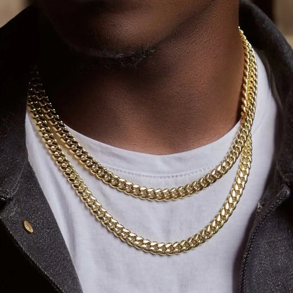 Cuban in Yellow Gold- 6mm