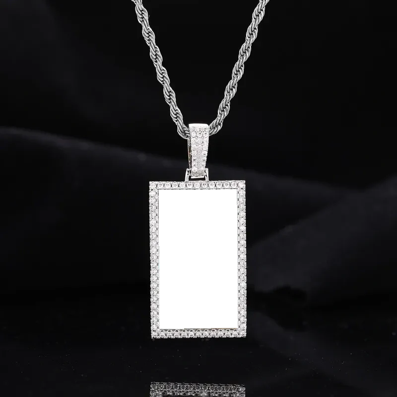 Custom Photo Rectangular Pendant - 25mm