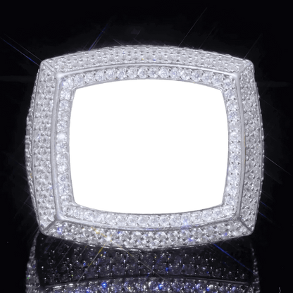 Custon 3D Picture Iced Ring