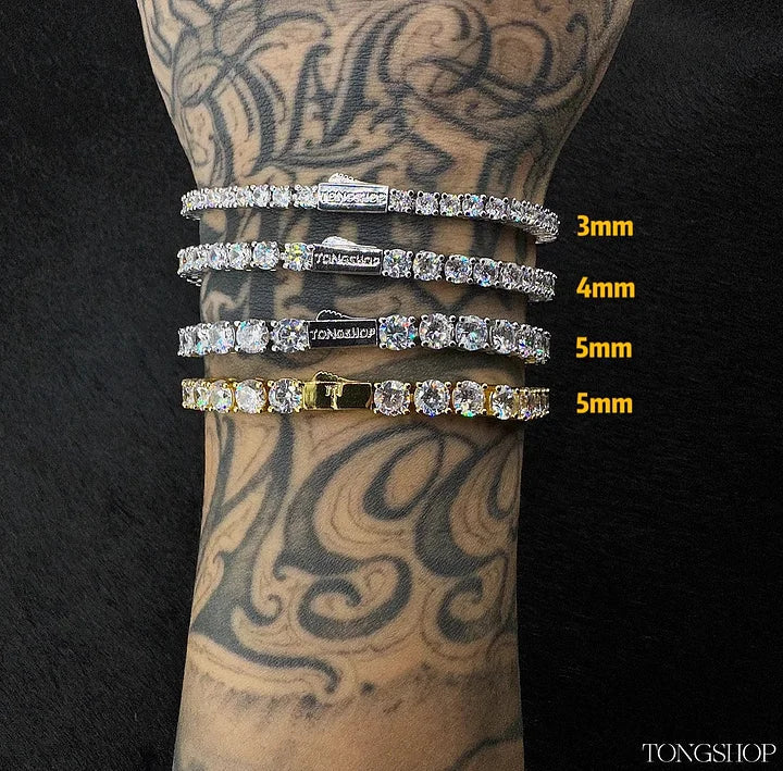 Tennis Chain Rock Sugar Chain Bracelet