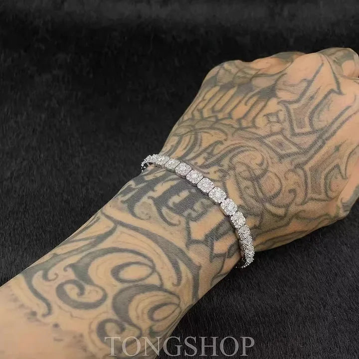 7mm Diamond Rock Candy Bracelet