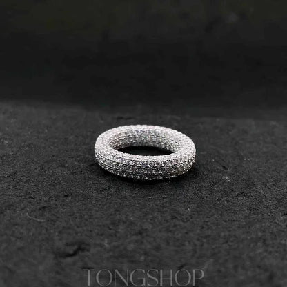 S925 8 Rows Of Baby's Breath Ring