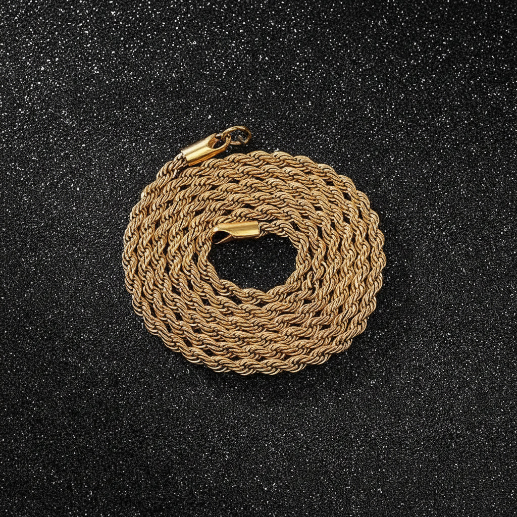Rope Chain 18K Gold - 3mm