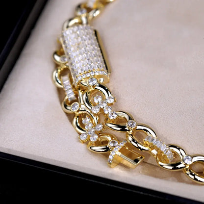 Iced Cross Link Chain - 14mm