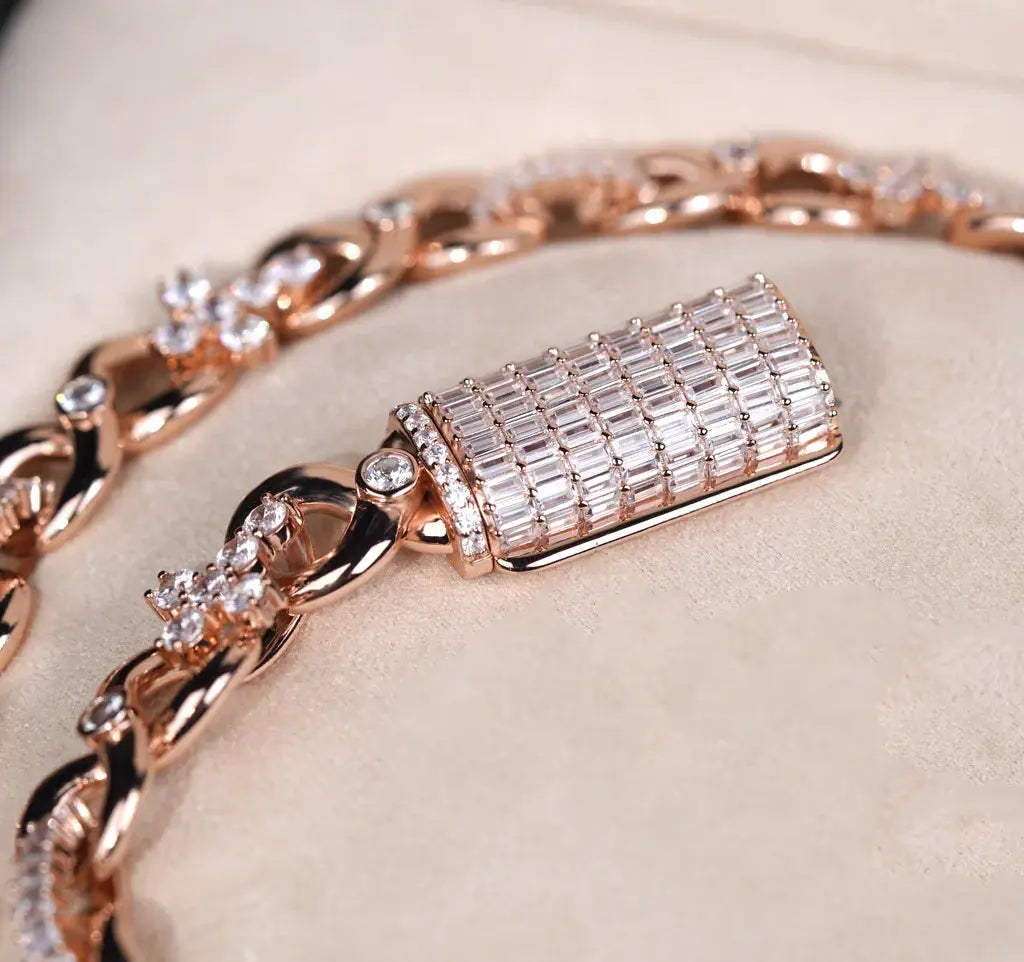 Iced Cross Link Chain - 14mm