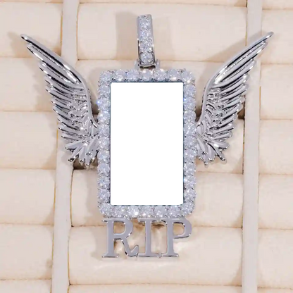 RIP WING 3D CUSTOM PICTURE PENDANT