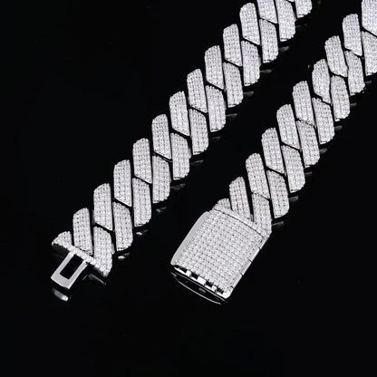 Iced Prong Cuban Chain - 19mm