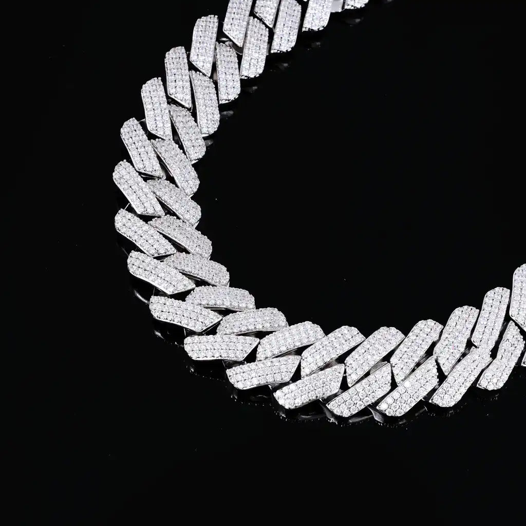 Iced Prong Cuban Chain - 19mm