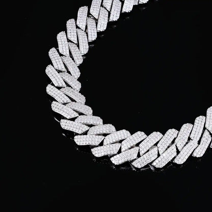 Iced Prong Cuban Chain - 19mm