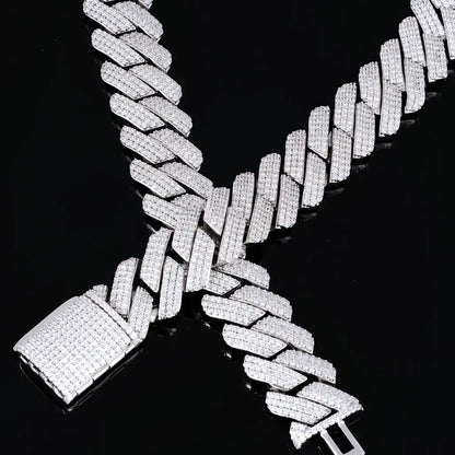 Iced Prong Cuban Chain - 19mm