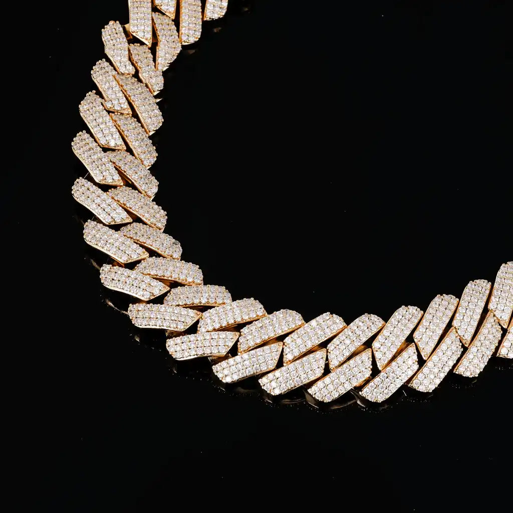 Iced Prong Cuban Chain - 19mm