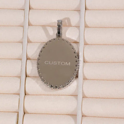 3D OVAL CUSTOM PICTURE PENDANT