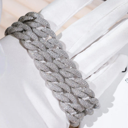 5-Row Iced Cuban Chain - 15mm