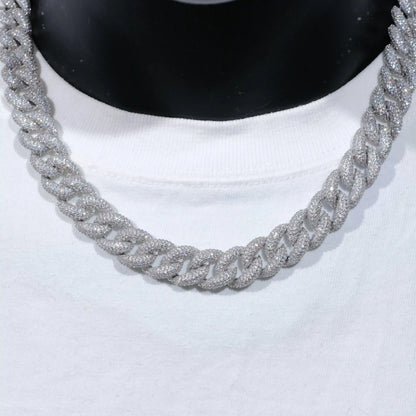 5-Row Iced Cuban Chain - 15mm