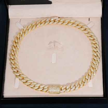 5-Row Iced Cuban Chain - 15mm