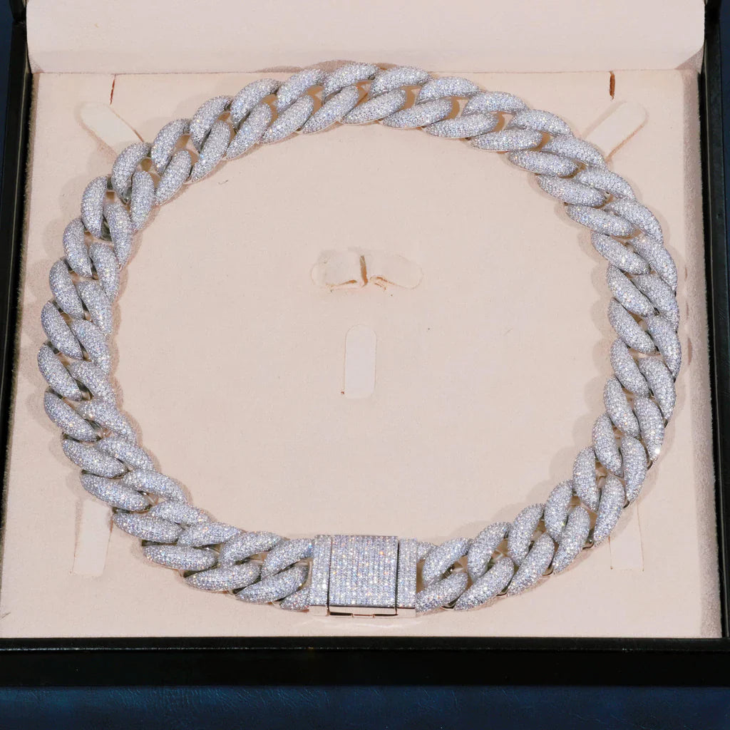 5-Row Iced Cuban Chain - 18mm