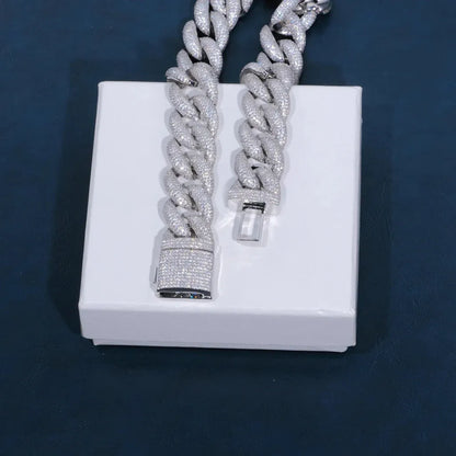 5-Row Iced Cuban Chain - 18mm