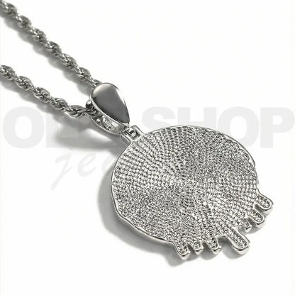 Drip Halo Custom Photo Necklace