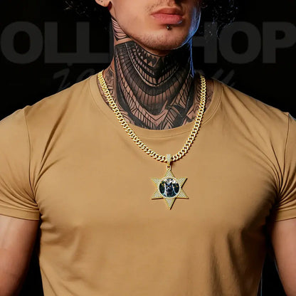 Eternal Star Custom Photo Pendant