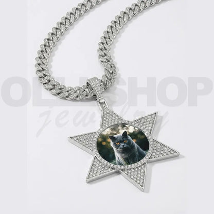 Eternal Star Custom Photo Pendant