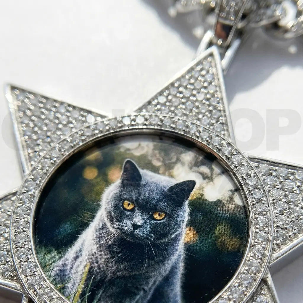 Eternal Star Custom Photo Pendant