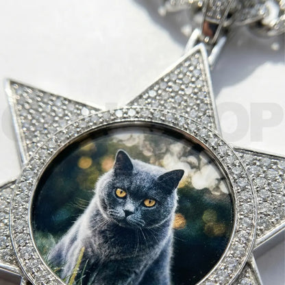 Eternal Star Custom Photo Pendant