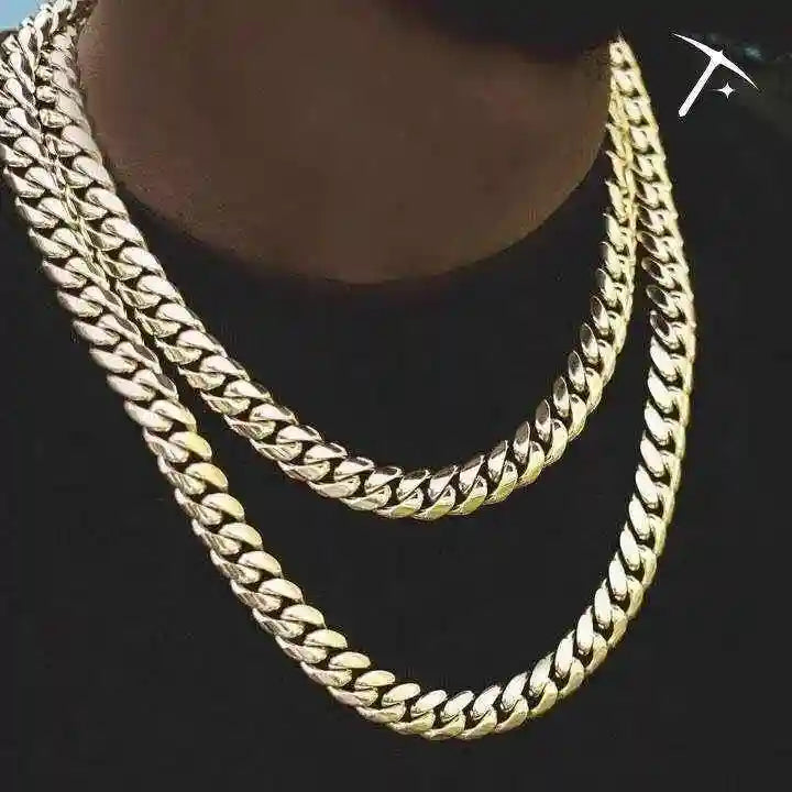 Cuban in Yellow Gold- 12mm