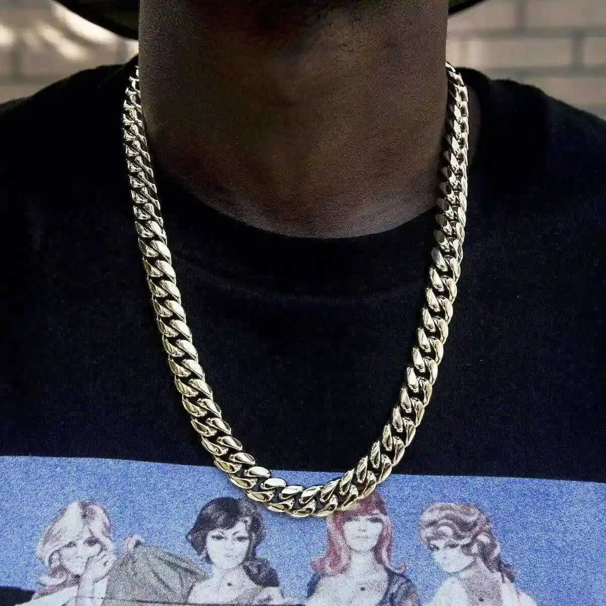 Cuban in Yellow Gold- 12mm