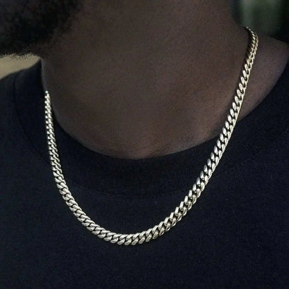 Cuban in Yellow Gold- 6mm
