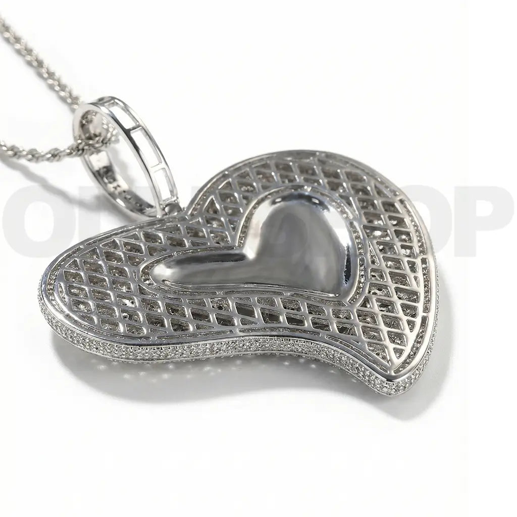 Heart Halo Custom Photo Necklace