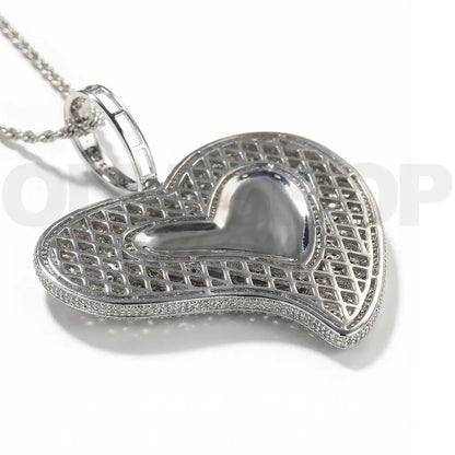 Heart Halo Custom Photo Necklace