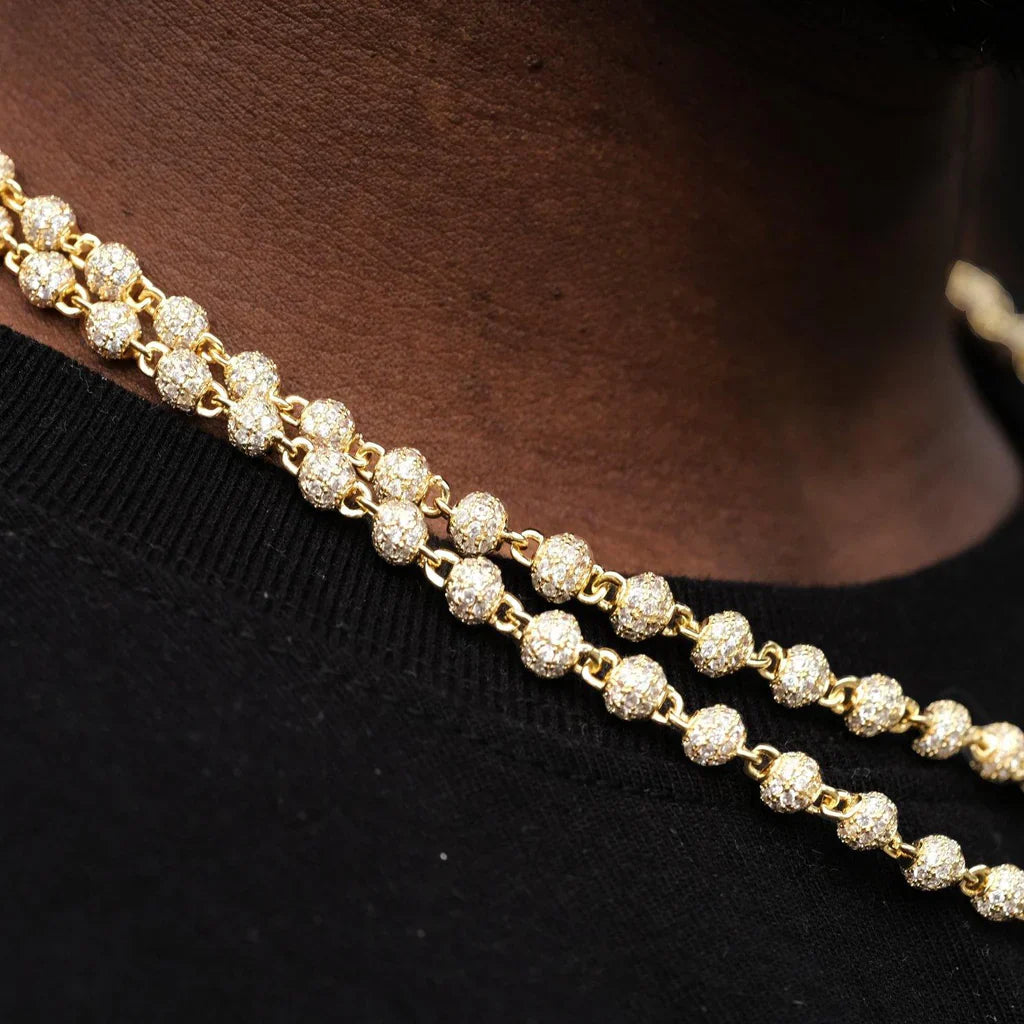 4mm Iced Beads Chain