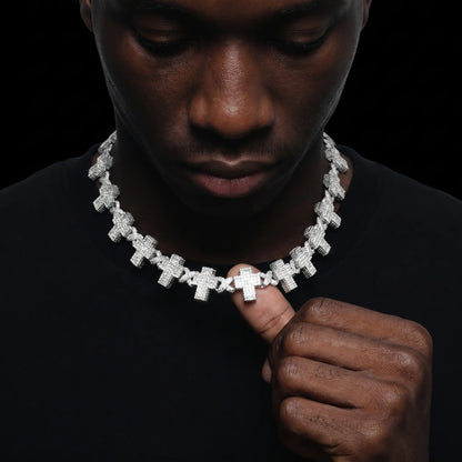 Ice Cross Cuban Chain - 18mm