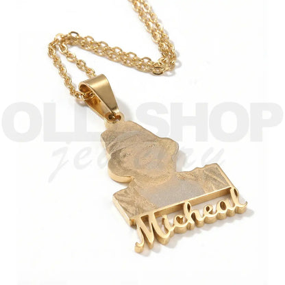 Memory Portrait Necklace Photo necklace