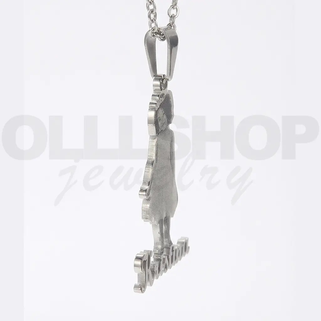 Memory Portrait Necklace Photo necklace