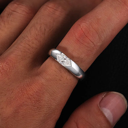S925 VVS Moissanite Horus Openable Ring