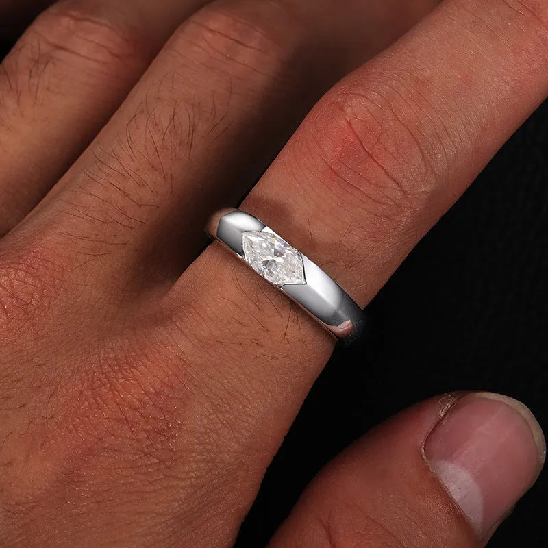 S925 VVS Moissanite Horus Openable Ring